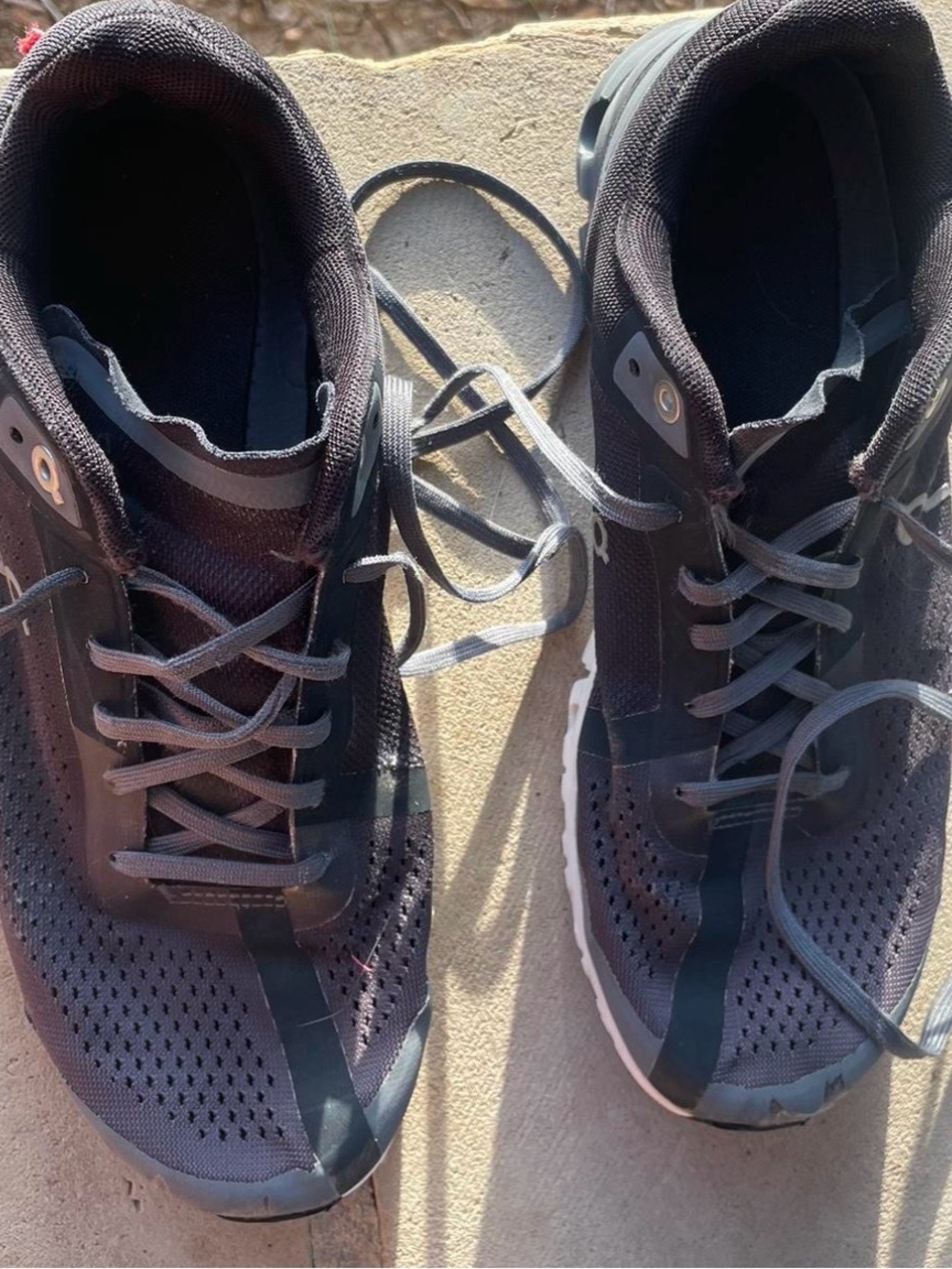 Men's Black Athletic Running Sneakers - Lightweight Comfort